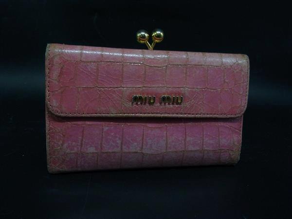 楽天市場】miumiu 財布 がま口（バッグ・小物・ブランド雑貨）の通販