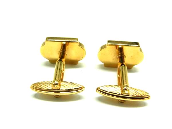 pleasure-Store 楽天市場店の■美品■ dunhill ダンヒル カフスボタン カフリンクス アクセサリー ゴールド系×シルバー系 DN2973｜アングル2