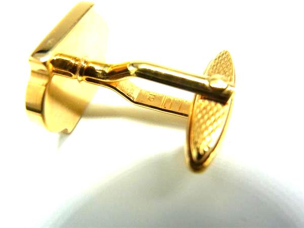 pleasure-Store 楽天市場店の■美品■ dunhill ダンヒル カフスボタン カフリンクス アクセサリー ゴールド系×シルバー系 DN2973｜アングル3