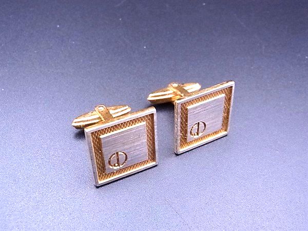dunhill ダンヒル カフリンクス カフスボタン アクセサリー ビジネス 紳士 メンズ ゴールド系×シルバー系 DM7841