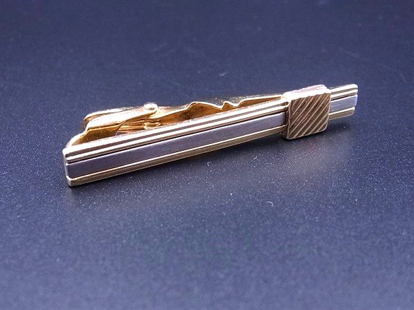 ChristianDior ディオール ネクタイピン タイクリップ アクセサリー ビジネス 紳士 メンズ ゴールド系 DM7859