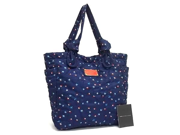 MARC BY MARC JACOBS マークバイマークジェイコブス ナイロントートバッグ ショルダーバッグ 肩掛け レディース ネイビー系 DN7093