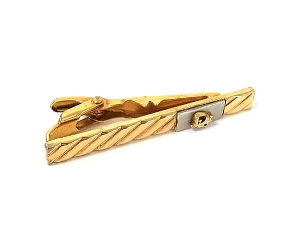 ChristianDior クリスチャンディオール ヴィンテージ ネクタイピン タイクリップ アクセサリー ビジネス 紳士 ゴールド系 DN6028