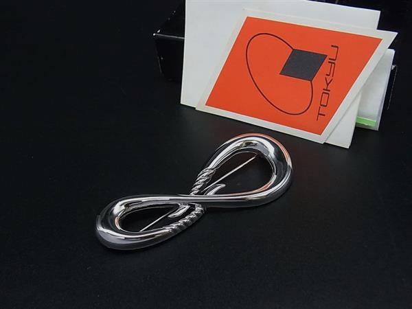 ■美品■ MONET モネ ピンブローチ ピンバッジ アクセサリー レディース シルバー系 DN4000