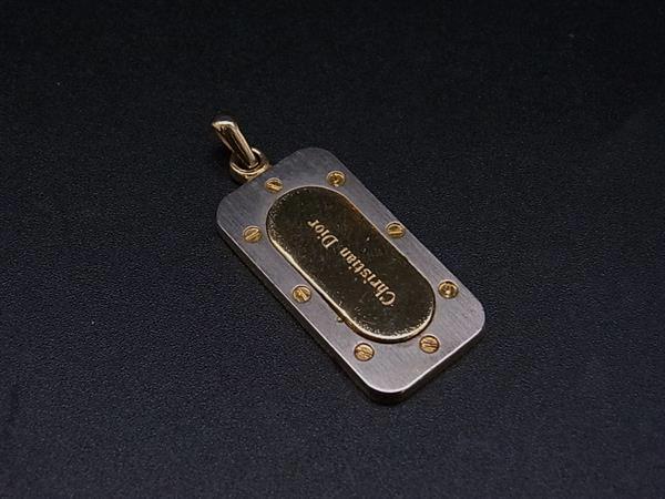 ChristianDior クリスチャンディオール ネックレストップ ペンダントトップ アクセサリー シルバー系×ゴールド系 DN4109