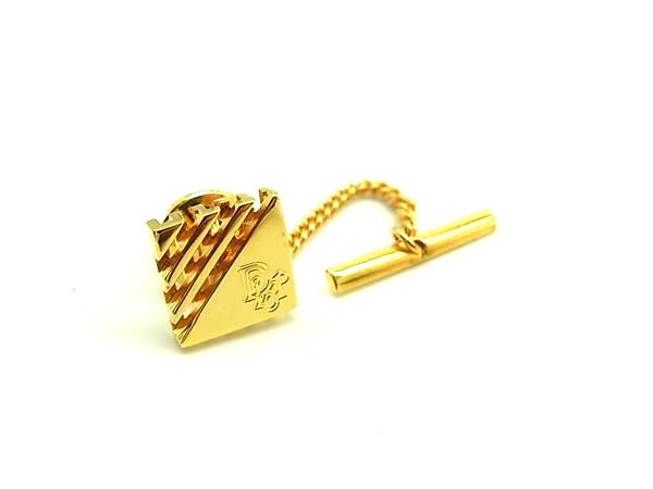 ■美品■ ChristianDior クリスチャンディオール タイタック ネクタイピン アクセサリー ゴールド系 DN4141