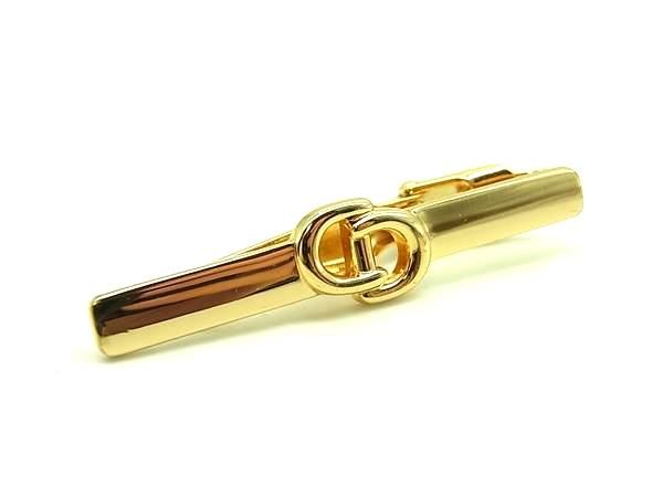 ChristianDior クリスチャンディオール タイクリップ ネクタイピン アクセサリー メンズ ゴールド系 DN4152