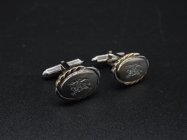 Burberrys バーバリーズ カフスボタン カフリンクス アクセサリー メンズ シルバー系 DN4126