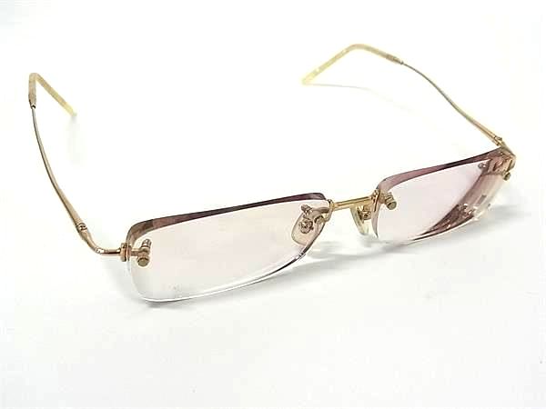 FENDI フェンディ VL7356J 度入り メガネ 眼鏡 めがね レディース メンズ ゴールド系 DP5198