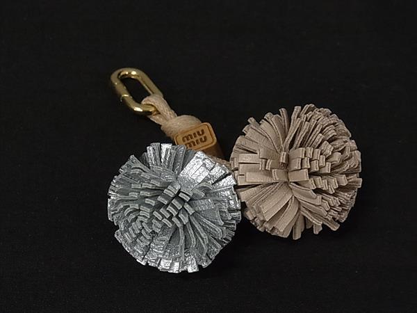 【美品】miu miu チャーム レザー マイクロトリック ピンク シルバー 楽天市場】ミュウミュウ レザー トリックの通販