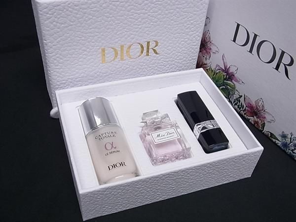 ■新品■未使用■ ChristianDior ディオール ディスカバリーキッド オードゥトワレ 香水 美容液 口紅 AW5422