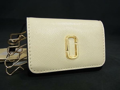 ■新品■未使用■ MARC JACOBS マークジェイコブス レザー 6連 キーケース 鍵入れ レディース アイボリー系×ブラック系 BJ7759 ■新品■未使用■ MARC JACOBS マークジェイコブス レザー 6連 キーケース 鍵入れ レディース アイボリー系×ブラック系 BJ7759