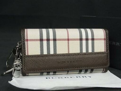 ■新品■未使用■ BURBERRY バーバリー ノバチェック ナイロンキャンバス 5連 キーケース 鍵入れ レディース ブラウン系 BJ7761 ■新品■未使用■ BURBERRY バーバリー ノバチェック ナイロンキャンバス 5連 キーケース 鍵入れ レディース ブラウン系 BJ7761