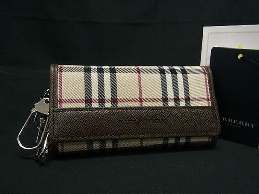 ■極美品■ BURBERRY バーバリー ノバチェック ナイロンキャンバス キーケース 鍵入れ 5連 メンズ レディース ブラウン系 FH5819 ■極美品■ BURBERRY バーバリー ノバチェック ナイロンキャンバス キーケース 鍵入れ 5連 メンズ レディース ブラウン系 FH5819