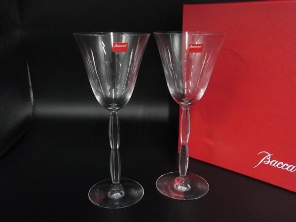 バカラ ■新品■未使用■ Baccarat バカラ オンド クリスタルガラス ワイングラス 食器 テーブルウェア ペア 2客セット クリア BI0423