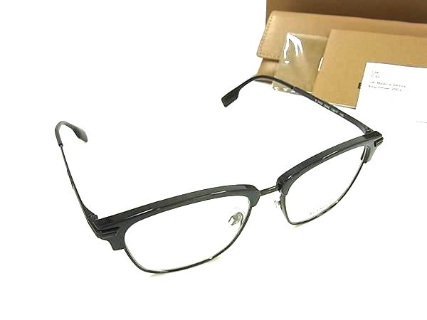 ■新品同様■ BURBERRY バーバリー B 2359 3998 53□17 145 メガネ めがね 眼鏡 メンズ レディース ブラック系 BN4907