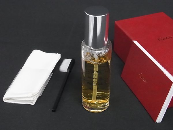 ■極美品■ Cartier カルティエ ジュエリー 時計用 クリーナーキット クリーニング メンテナンス 30ml 洗浄液 DD1022