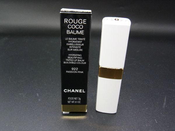 シャネル（3000円程度） ■新品■未使用■ CHANEL シャネル ルージュココ ボーム 922 パッションピンク リップ 口紅 コスメ メイク用品 化粧品 DE1503