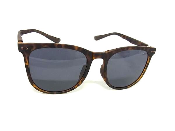 ■美品■ Beneunder ベネアンダー BB0116 55□20 143 べっ甲調 折りたたみ式 サングラス メガネ 眼鏡 ブラウン系 DK4047