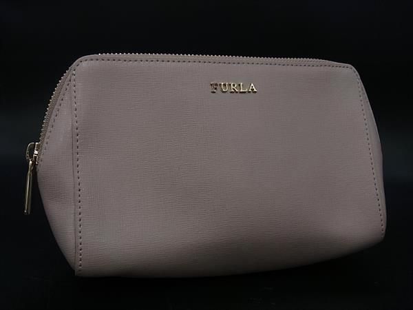 フルラ ■新品■未使用■ FURLA フルラ レザー ポーチ メイクポーチ マルチケース 小物入れ レディース ピンク系 BG8497