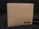 ■新品■未使用■ MICHAEL KORS マイケルコース レザー 二つ折り 財布 ウォレット 札入れ メンズ ブラウン系 BI1649