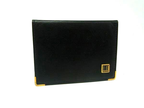 樂天商城 - dunhill ダンヒル レザー カードケース カード入れ パスケース 定期入れ 紳士 ビジネス メンズ ブラック系 DM2854