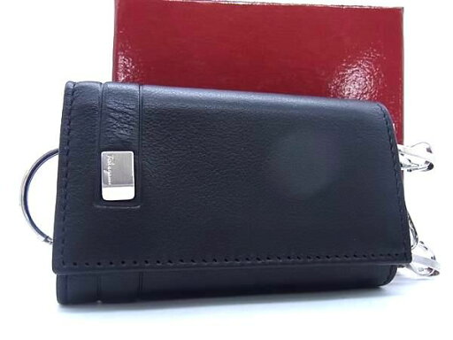 ■新品■未使用■ Salvatore Ferragamo フェラガモ レザー キーリング付き 6連 キーケース 鍵入れ 札入れ メンズ ブラック系 AW5459 ■新品■未使用■ Salvatore Ferragamo フェラガモ レザー キーリング付き 6連 キーケース 鍵入れ 札入れ メンズ ブラック系 AW5459