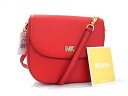 ■新品■未使用■ MICHAEL KORS マイケルコース レザー ショルダーバッグ クロスボディ レディース レッド系 BJ1977(4)