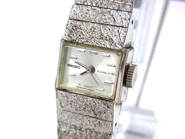 BVLGARI - ■稼働品■ SEIKO セイコー 1104-3190 21JEWELS SS 手巻き 腕時計 ウォッチ レディース メンズ シルバー系 DM9566