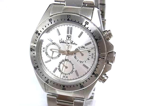 乐天商城 - ■稼働品■美品■ Valentino Rudy ヴァレンティノ ルディ SS クォーツ 3気圧防水 ウォッチ 腕時計 メンズ シルバー系 DM9649