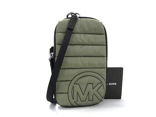 ■新品■未使用■ MICHAEL KORS マイケルコース ナイロン ショルダーバッグ ポシェット グリーン系×ブラック系 FA7382 ■新品■未使用■ MICHAEL KORS マイケルコース ナイロン ショルダーバッグ ポシェット グリーン系×ブラック系 FA7382