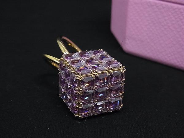 ■極美品■ SWAROVSKI スワロフスキー Curiosa リング 指輪 アクセサリー 表記サイズ 55(約12号) レディース ピンク系 FU2541