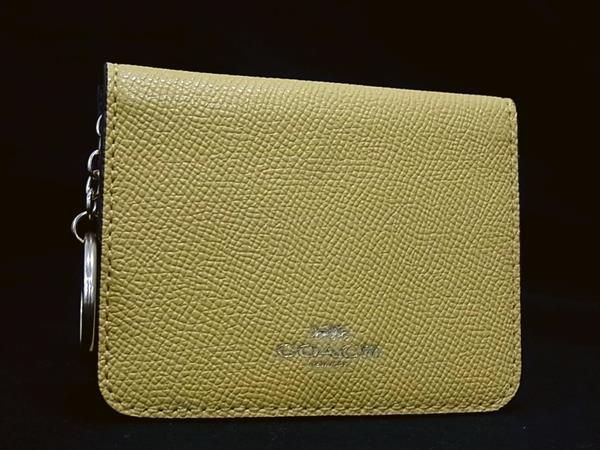 コーチ（COACH) ■新品■未使用■ COACH コーチ レザー カードケース カード入れ パスケース レディース イエロー系 FA7865