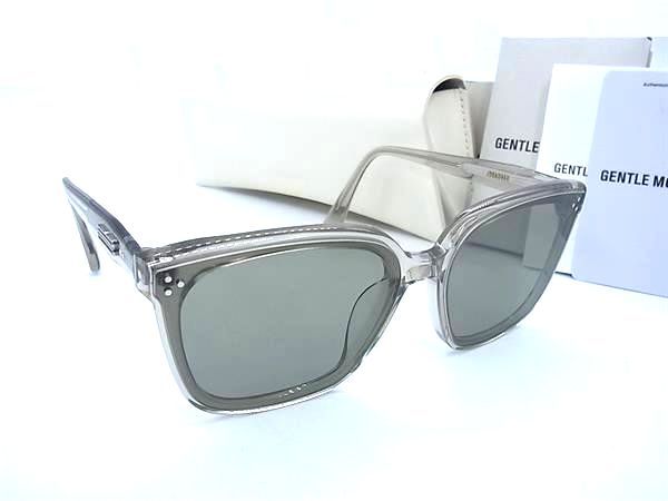 ■極美品■ Gentle Monster ジェントルモンスター PALETTE サングラス メガネ 眼鏡 メンズ レディース クリアグレー系 AV8809のサムネイル