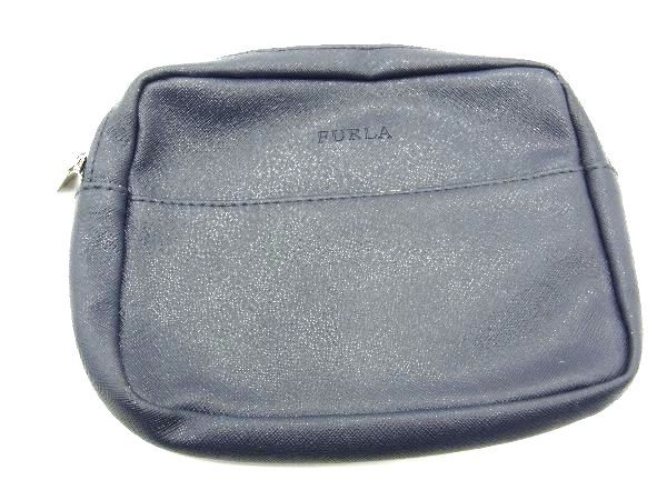 FURLA フルラ レザー ポーチ メイクポ