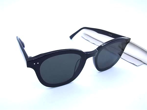 ■新品同様■ Gentle Monster ジェントルモンスター LANG サングラス メガネ 眼鏡 メンズ レディース ブラック系 AU1265