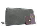 ■新品■未使用■ Paul Stuart ポールスチュアート レザー ラウンドファスナー 長財布 ウォレット グリーン系 BK1455