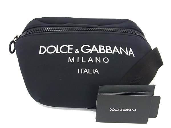 ショルダーバッグ ■新品■未使用■ DOLCE＆GABBANA ドルチェ&amp;ガッバーナ ネオプレン ショルダーバッグ ボディバッグ クロスボディ ブラック系 AZ2313