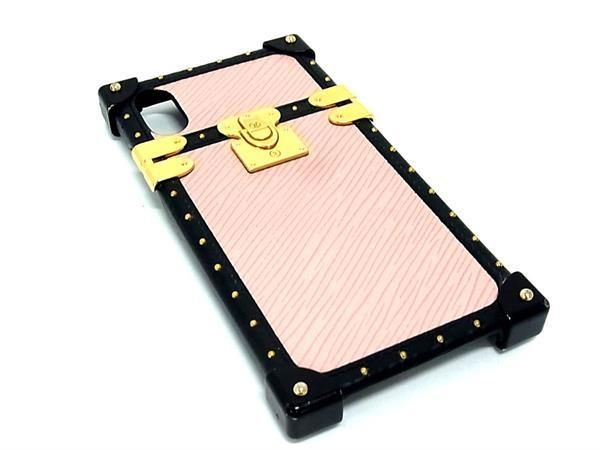 ■美品■ LOUIS VUITTON ルイヴィトン M67894 エピ アイ トランク ライト iPhoneX/XS対応 アイフォンケース スマホケース ピンク系 BF7084