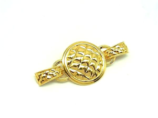 ■美品■ MONET モネ ピンブローチ ピンバッジ アクセサリー レディース ゴールド系 DH7932