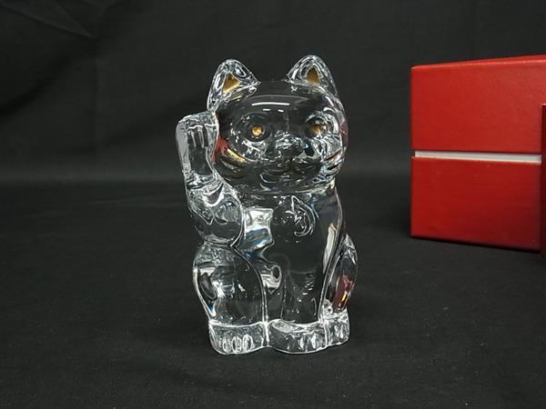 楽天市場】バカラ 招き猫 ブラックの通販