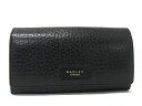 ■美品■ RADLEY ラドリー レザー 二つ折り 長財布 ウォレット 小銭入れ 札入れ レディース ブラック系 DD7862(4)