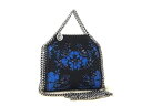 ■希少■新品同様■ STELLA McCARTNEY ステラ マッカートニー ファラベラ キャンバス ビジュー 2WAY ショルダーバッグ ブルー系 AW514...