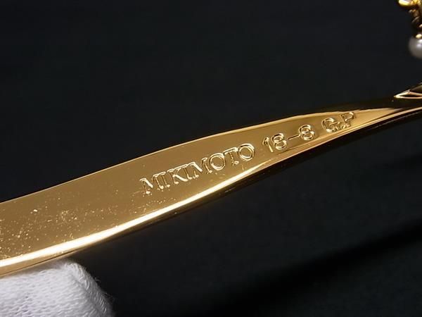 pleasure-Store 楽天市場店の■美品■ MIKIMOTO ミキモト 本真珠 アコヤ真珠 パール 約3mm ブックマーク ブックマーカー 栞 しおり ゴールド系 DD7346｜アングル3