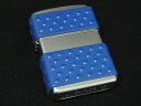 ■美品■ ZIPPO ジッポー 2003年製 高級ライター オイルライター 喫煙グッズ メンズ レディース シルバー系×ブルー系 DE3273