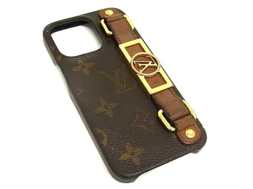 LOUIS VUITTON ルイヴィトン M81214 モノグラム バンパー ドーフィーヌ iPhone13Pro スマホケース ブラウン系 FM0215 LOUIS VUITTON ルイヴィトン M81214 モノグラム バンパー ドーフィーヌ iPhone13Pro スマホケース ブラウン系 FM0215
