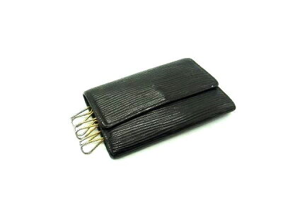 LOUIS VUITTON ルイヴィトン M63812 エピ ミュルティクレ6 6連 キーケース 鍵入れ レディース メンズ ブラック系 DH2657