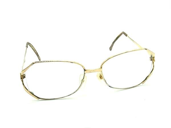 Other - ChristianDior クリスチャンディオール 度入り メガネ めがね 眼鏡 メンズ レディース ゴールド系 DL6626