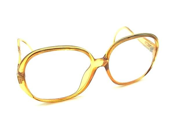 ChristianDior クリスチャンディオール 2076J 10 55□14 度入り メガネ めがね 眼鏡 メンズ レディース イエロー系 DL6631