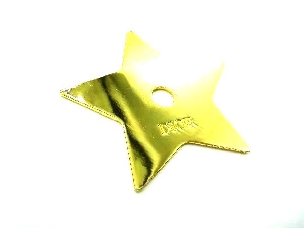 ■美品■ ChristianDior クリスチャンディオール スター 星 チャーム レディース ゴールド系 DE2470